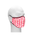 Masks by Shots Katoenen Mondkapje Rood Met Verstelbare Oorbanden En Extra Filters