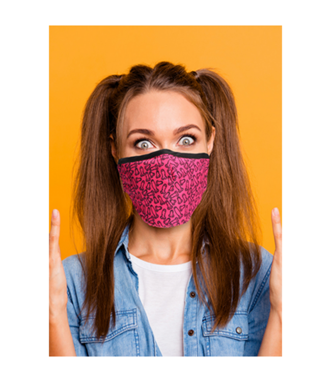 Masks by Shots Cocky Mask: Stylish Cotton Face Mask with Adjustable Fit & Filters