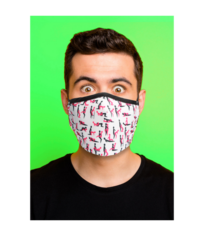 Masks by Shots Katoenen Face Masker Met Verstelbare Oorbanden En Extra Filters