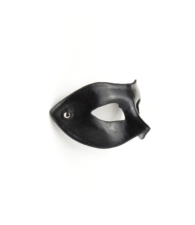 Ouch! Handgemaakt Zwart PVC Oogmasker Voor Kinky Seksspel | Lichtgewicht & Comfortabel