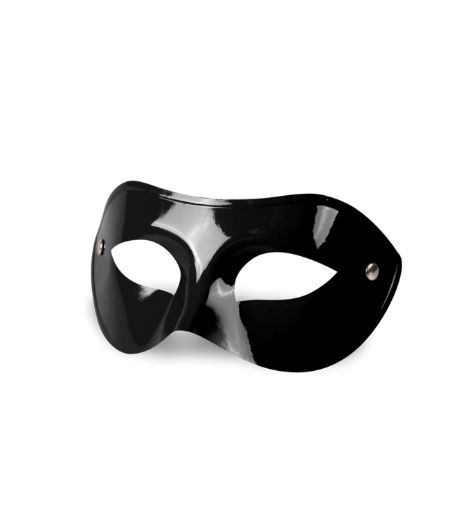 Ouch! Handgefertigte PVC Augenmaske Schwarz | Stilvolles Kinky-Accessoire