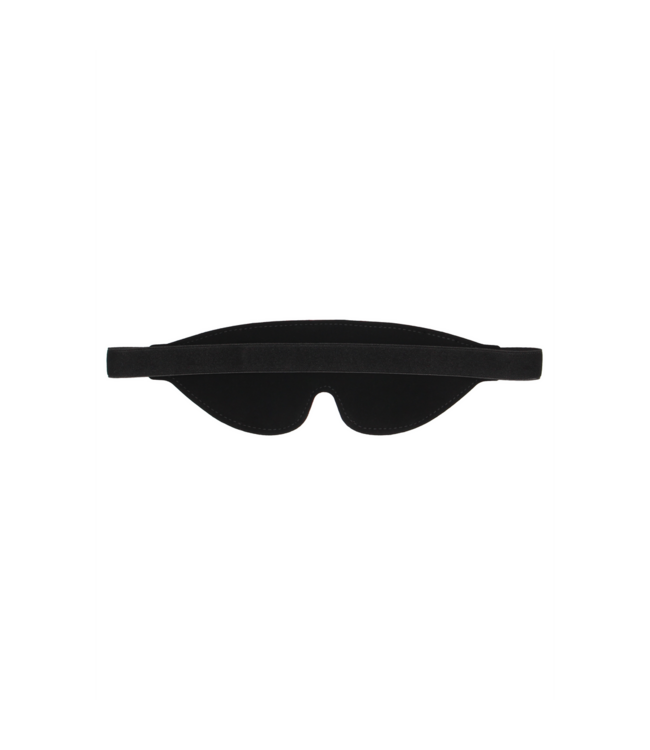 Ouch! Seductive Ouch Leather Eye Mask - Bold Sensual Playful Blindfold