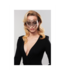 Bijoux Indiscrets Vinyl Strapless Oogmasker Met Herbruikbare Stickers Zwart