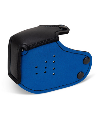 Prowler Red Soft Blue Neoprene Puppy Muzzle | Comfortable K9 Alter Ego Accessory