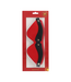 Ouch! Luxe Gelamineerde Leder Blinddoek Rood Met Iriserende Hardware | Ouch! by Shots