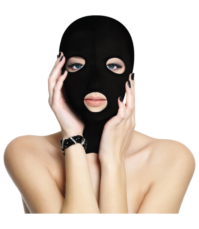 Ouch! Onopvallend Stretch Subversion Masker Zwart Met Ademopeningen