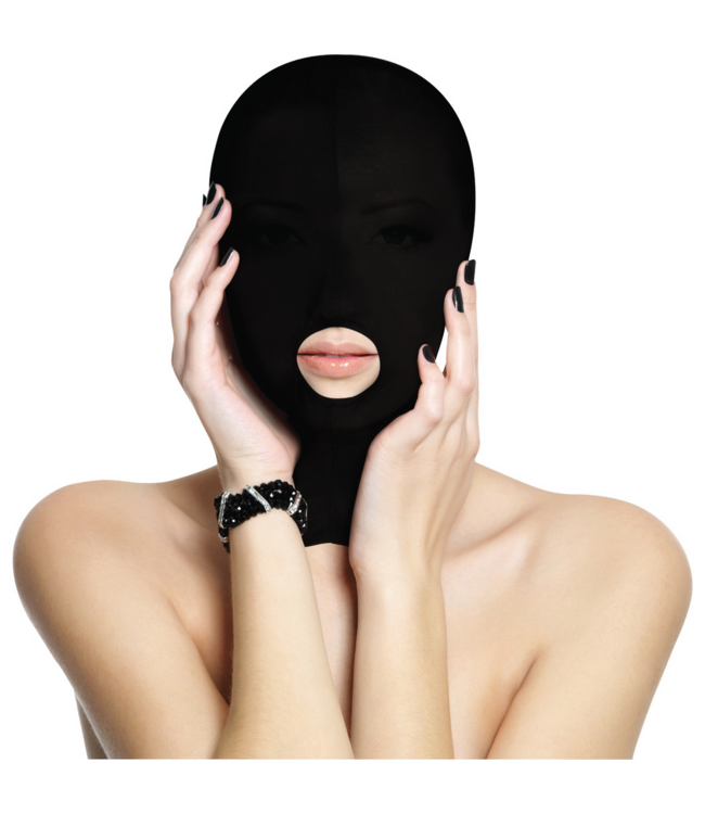 Ouch! Submission Masker Met Ademend en Lichtdoorlatend Materiaal Voor Intense Spelletjes