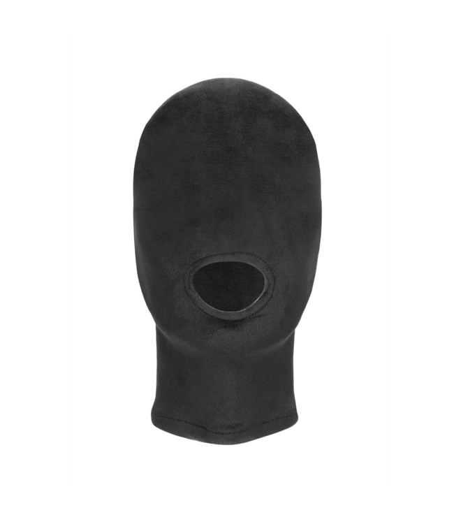 Ouch! Fetisj Kapmasker Met Mondopening En Superrekbaar Materiaal Zwart