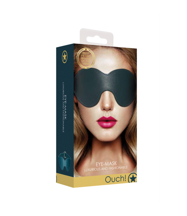 Ouch! Luxuriöse BDSM Augenmaske Ouch Halo | Stilvoller Genuss in Lederoptik