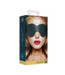 Ouch! Oogmasker Lederlook Groen Met Gouden Details Voor Intens BDSM Genot