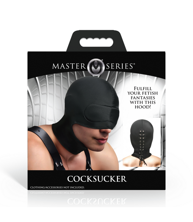 XR Brands Verführerische Cocksucker-Kapuze Schwarz – Intensives Vergnügen für Entdecker