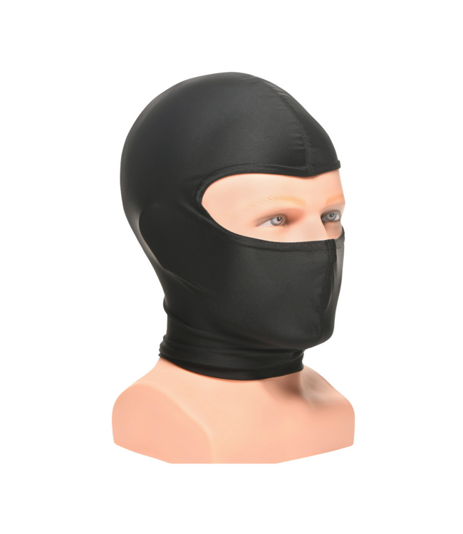 XR Brands Drone Hood Black | Sleek Ski Mask for Total Focus and Anonymity