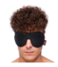Red Leather Plantaardig Gelooid Leren Oogmasker Zwart Voor Comfortabele Nachtrust