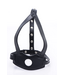 XR Brands Master Series Adjustable Dildo Face Harness - Comfortable Black Design