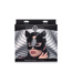 XR Brands Verspielt & Verführerisch: Naughty Kitty Katzenmaske aus schwarzem PU-Leder
