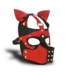 XR Brands Stylish Vegan Dog Hood with Muzzle – Adjustable BDSM Fun
