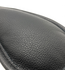 Red Leather Luxury Black Leather Eye Mask - Comfortable Padded Design, Adjustable Fit