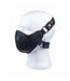 Red Leather Plantaardig Gelooid Leren Masker Met Ritssluiting En Verstelbare Band