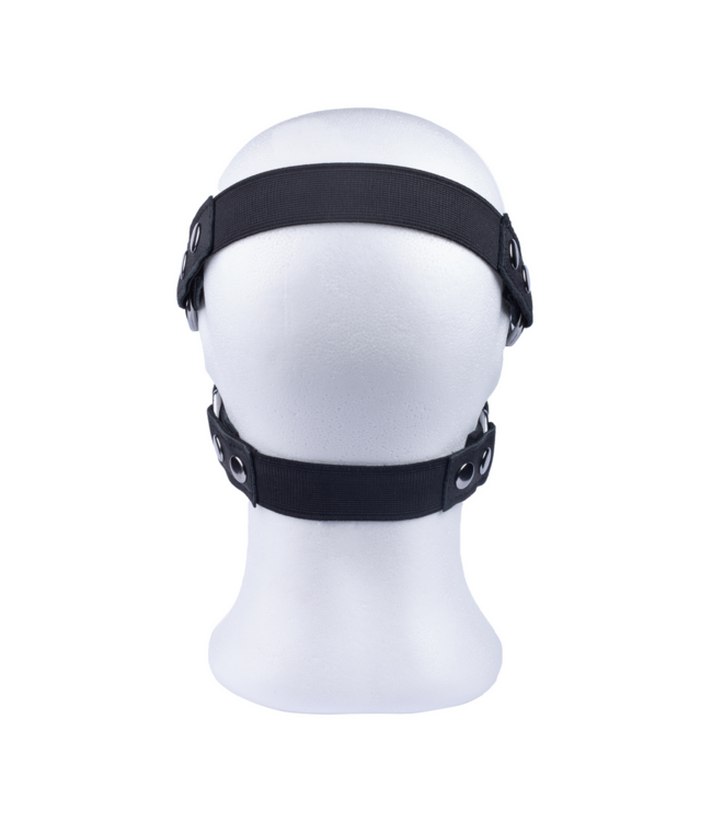 Red Leather Stilvolle Leder-Maske mit Reißverschluss - Praktisch und Anpassbar