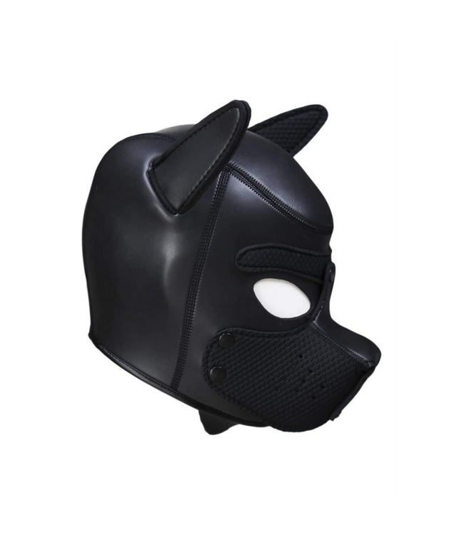 Ouch! Black Neoprene Puppy Mask - Comfortable Muzzle for Obedience Training