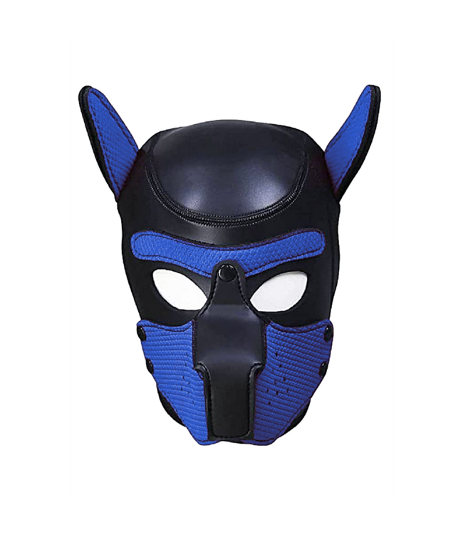 Ouch! Stylish Blue Neoprene Puppy Mask for Training & Comfort