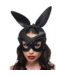 XR Brands Playful Black Bad Bunny Rabbit Mask - Cute Yet Edgy Accessory