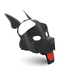 XR Brands Puppymuts Met Grote Oogopeningen En Verstelbare Oorband Zwart – XR Brands