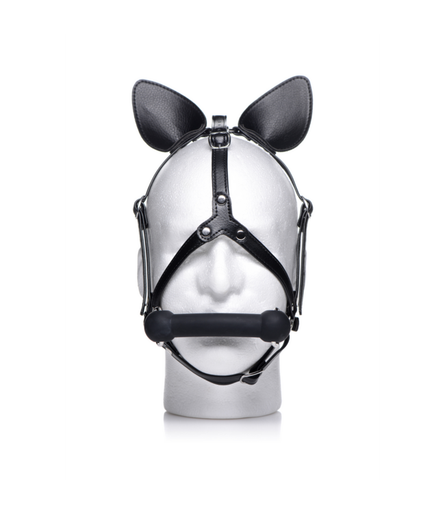 XR Brands Comfort Fit Dark Horse Pony Goggles & Head Harness for Training