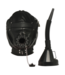 XR Brands Sensory Deprivation Kap Met Vergrendelbare Gespen En Gewatteerde Blinddoek Zwart