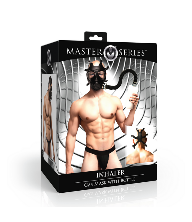 XR Brands Inhalator-Gasmaske Schwarz | Komfort & Sicherheit aus Silikon
