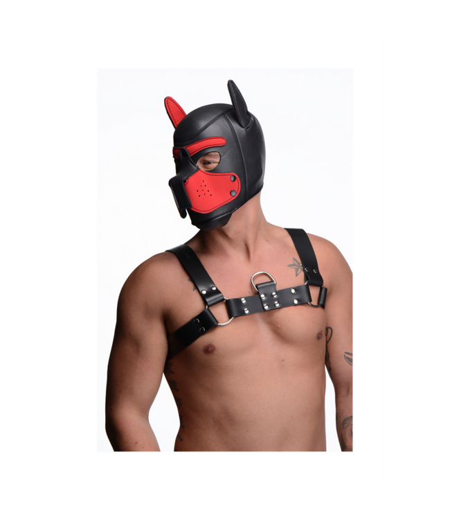 XR Brands Neopren Puppenmaske von Xr Brands – Realistischer K9-Look & Komfort
