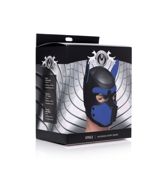 XR Brands Premium Neopren-Hundemaske – Realistisches K9-Accessoire für Fans