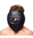 Red Leather Padded Black Leather Sensory Hood - Stylish, Durable & Comfortable