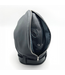 Red Leather Sensory Leather Balaclava - Durable Vegetable-Tanned Black Leather