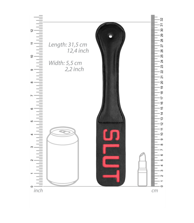 Ouch! Stylish Leather Paddle for Domination & Comfort - Unique Design