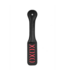 Ouch! Leer Paddle XOXO Zwart Gestikt – Stevig Flexibel Accessoire