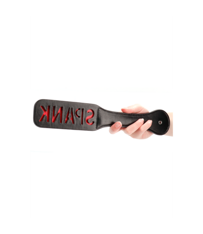 Ouch! SPANK-Lederarmband – Elegantes Design mit umgekehrtem Schriftzug
