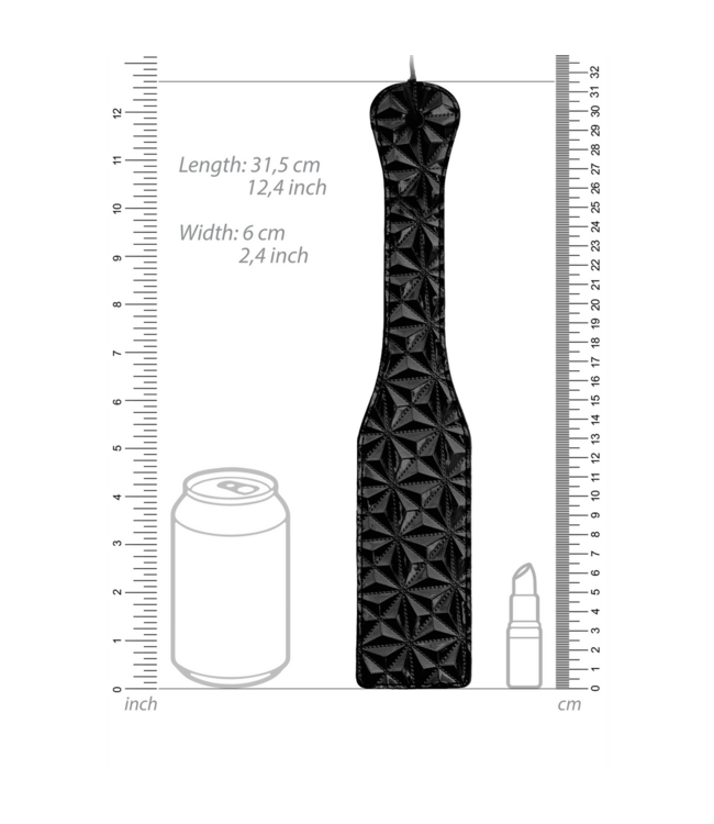 Ouch! Stylish OUCH! 31.5 cm BDSM Paddle – Striking Diamond Design