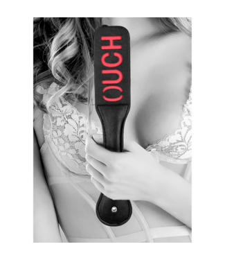 Ouch! Ouch Leather Paddle - Unique BDSM Toy for Lasting Impressions