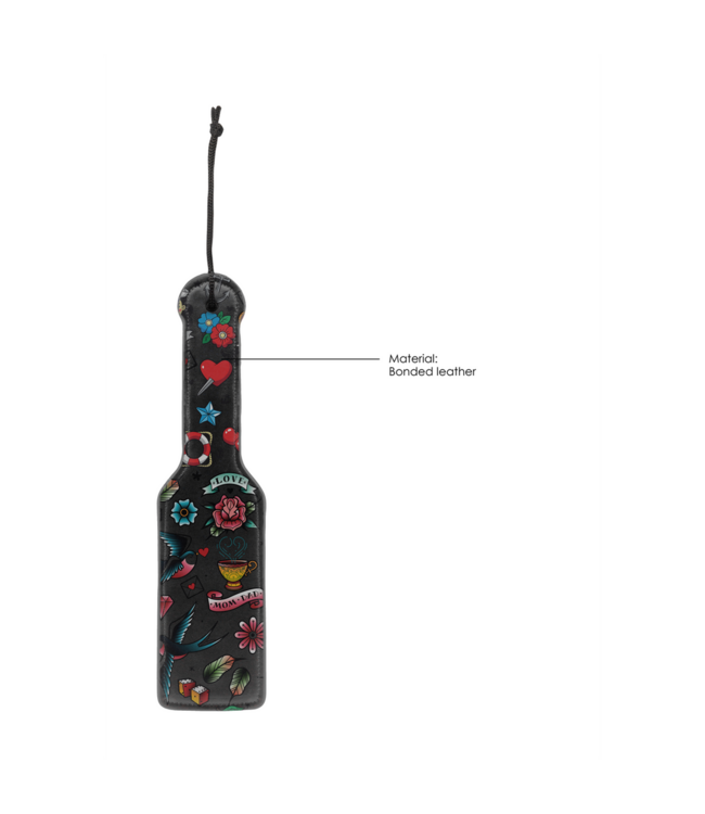 Ouch! Luxuriöses Leder-Paddle für Kinky-Vergnügen | Ouch! By Shots