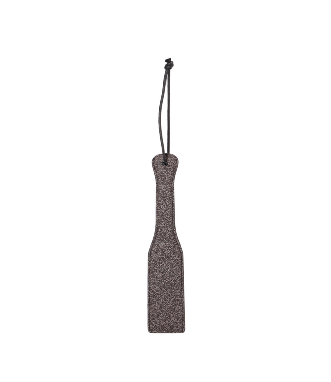 Ouch! Leren BDSM Paddle Met Stalen Frame En Wax-Koord Grip | Ouch!