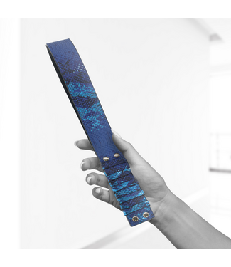 Ouch! Ouch! Florence Collection Blauw Gelamineerde Leder Paddle Voor BDSM