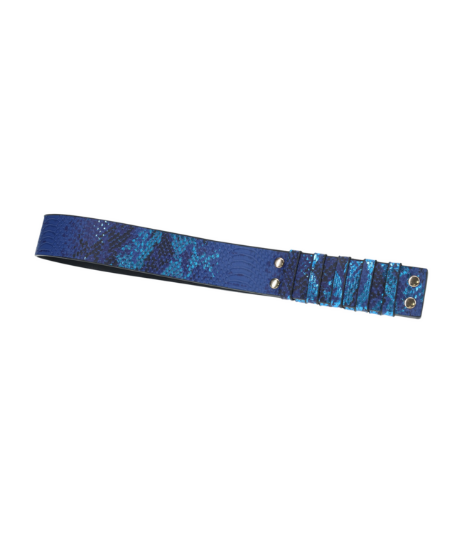 Ouch! Florence Blue Paddle - Durable BDSM Accessory with Iridescent Elegance