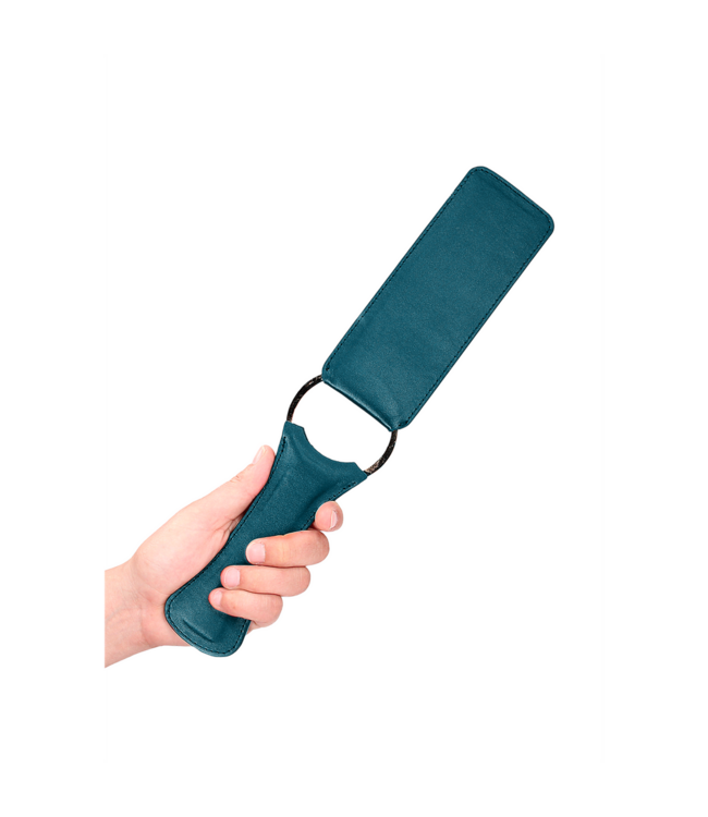 Ouch! Ouch! Luxe Bdsm Peddel Met Lederlook En Gouden Accenten – 34,5 cm