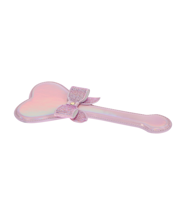 Ouch! Ouch! Paris Collection Roze Paddle Van Gelijmd Leer Met Iriserende Hardware