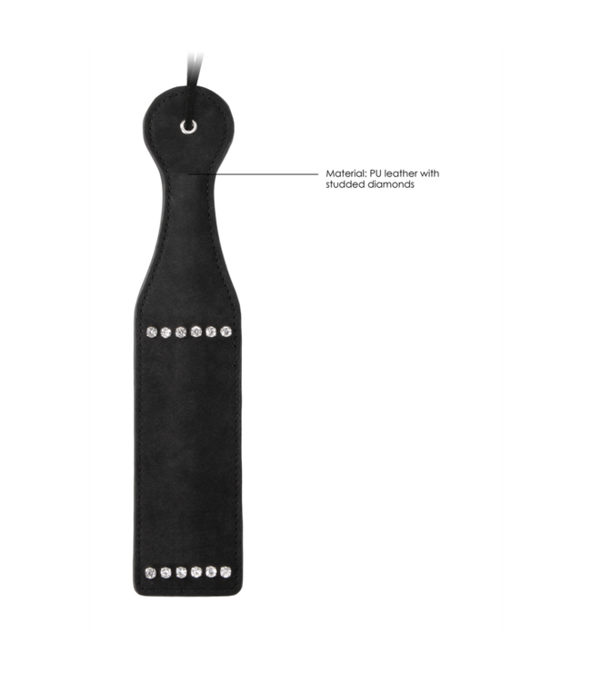 Ouch! Stevige Diamantgestikte Paddle Voor Precisie En Comfort In Bdsm Spel