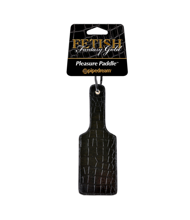 Pipedream Fetish Fantasy Gold Krokodil Paddle – Elegante Bestrafung für Paare