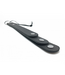 Red Leather Premium Black Leather Paddle with 3 Straps | Durable & Stylish 39.5 cm