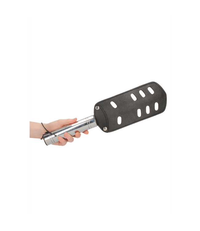 Ouch! Ultimate Leather Paddle with Air Holes for Controlled Impact