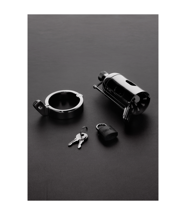Steel by Shots Pleasure Dome Keuschheitskäfig | Komfortable Kontrolle und Sicherheit